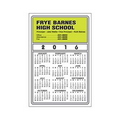 30 Mil Rectangle Large Size Calendar Magnet w/ Double Outlines (7"x4")